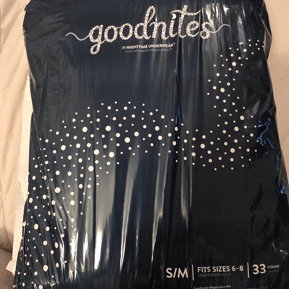 Goodnites Nighttime Underwear S/M